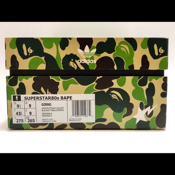 BAPE x Adidas Superstar 80s ABC Camo